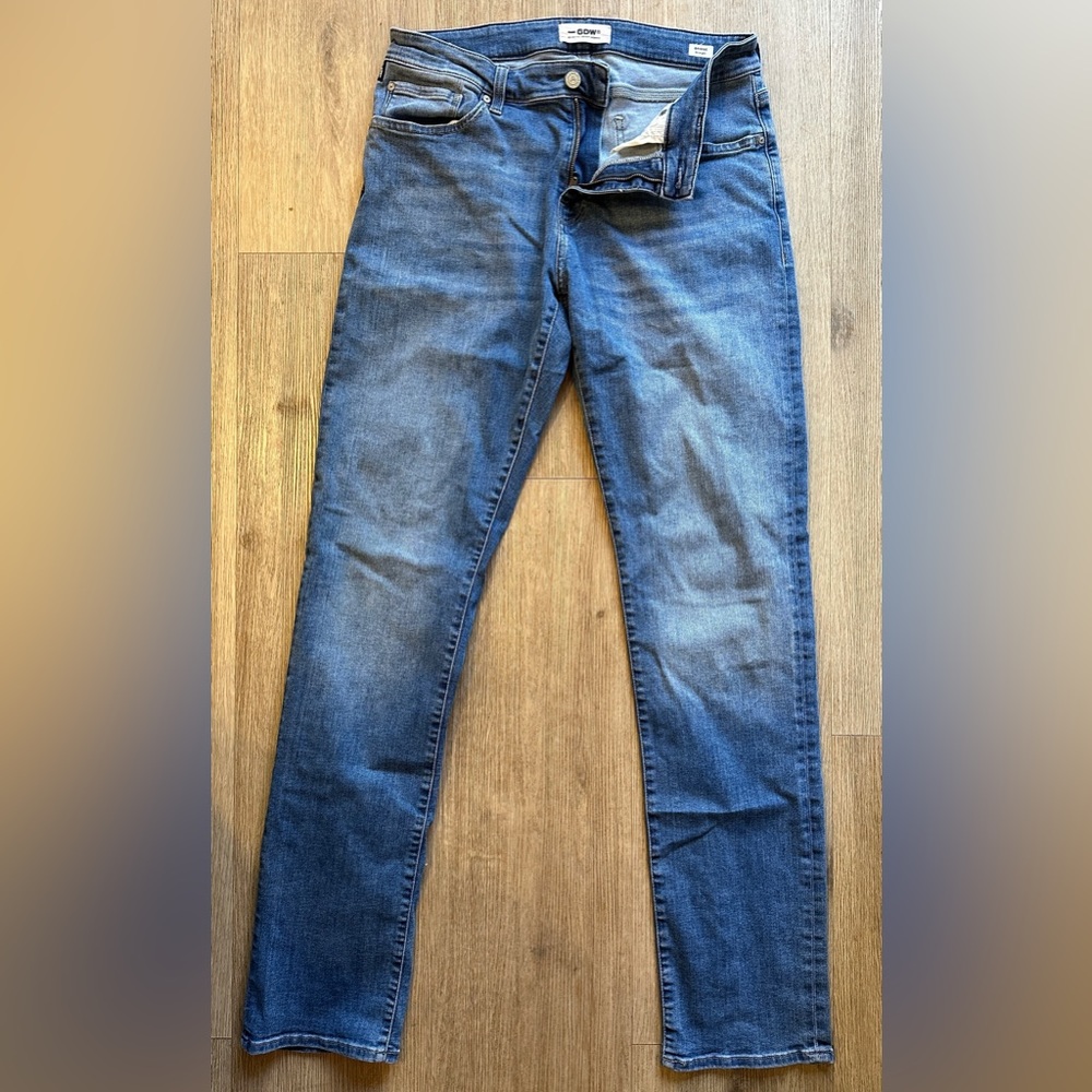 Men’s, GDW, 33x36, Bridge, Straight, Light Wash